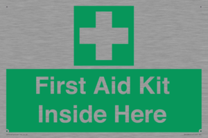 First Aid Kit Inside Here